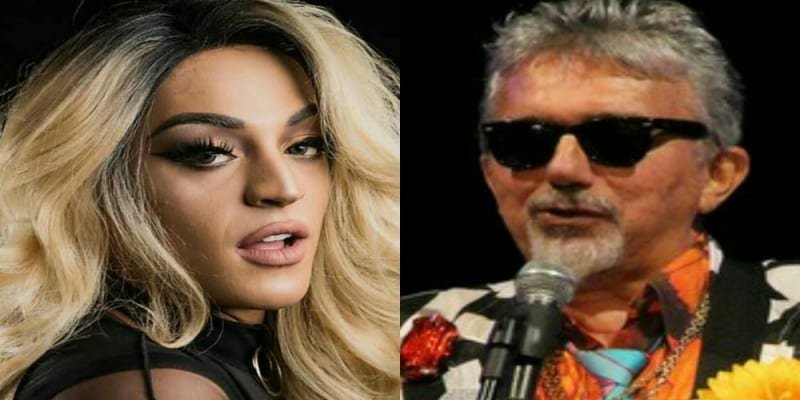 "Finalmente apareceu uma criatura para cantar mais ruim que eu", diz Falcão sobre Pabllo Vittar   Conexão Política