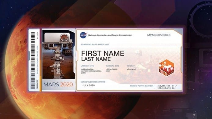 NASA convida o público a enviar seu nome para Marte   Conexão Política