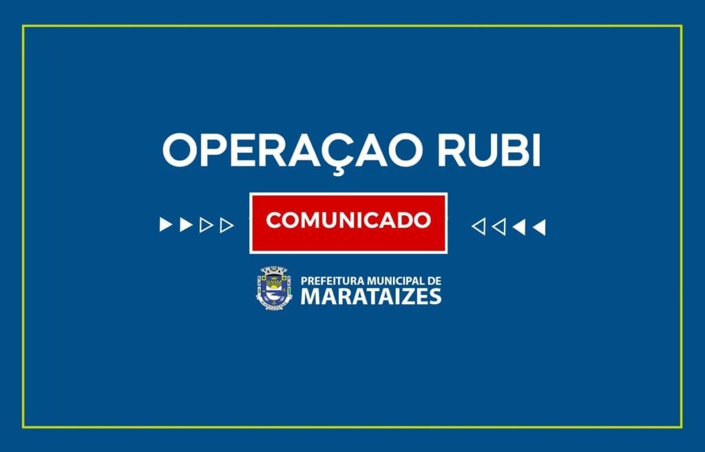Prefeitura de Marataízes emite comunicado sobre a Operação Rubi