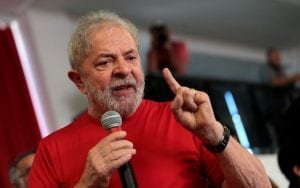 Lula foi um dos condenados por organização criminosa