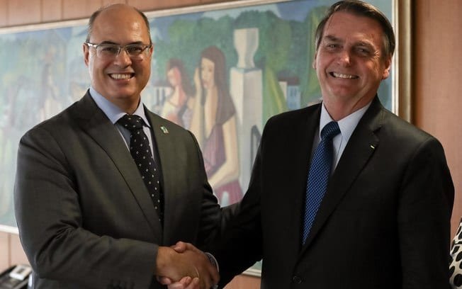 Wilson Witzel%2C governador do Rio%2C em encontro com o presidente Jair Bolsonaro