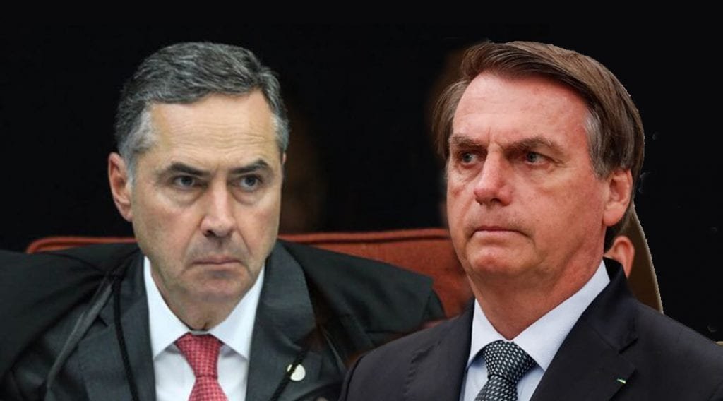 Clima esquenta entre Barroso e Bolsonaro