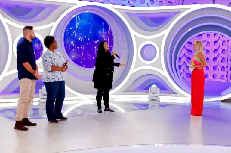 Gisele Nascimento participou do Programa Eliana, no SBT