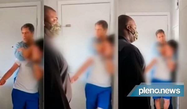 Vídeo mostra Lacombe imobilizando bandido que invadiu sua casa