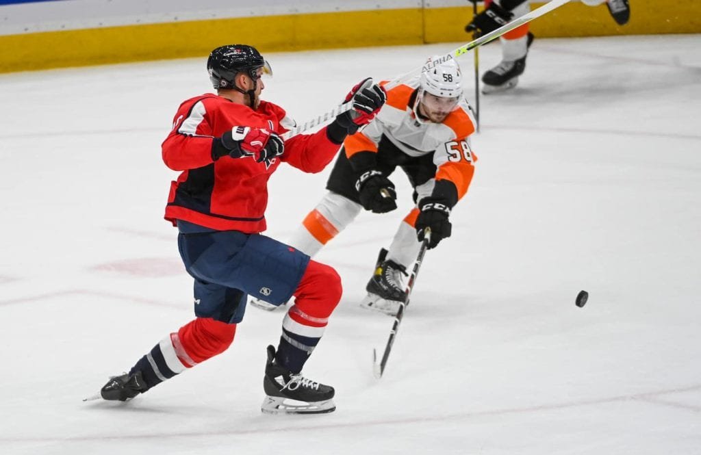 Anthony Mantha marca na estreia na derrota do Capitals Flyers