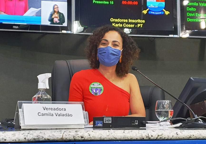 Camila Valadão denuncia vereador de Vitória por agressão verbal e machismo