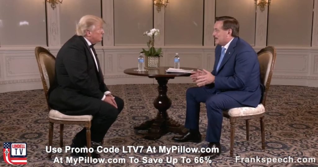 A última aparição de Trump na mídia?  Um anúncio de bate-papo / travesseiro de 30 minutos.