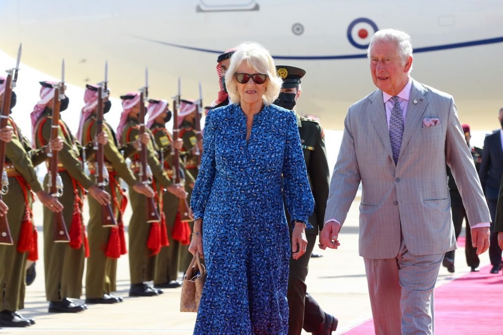 O príncipe Charles da Grã-Bretanha faz uma visita real à Jordânia