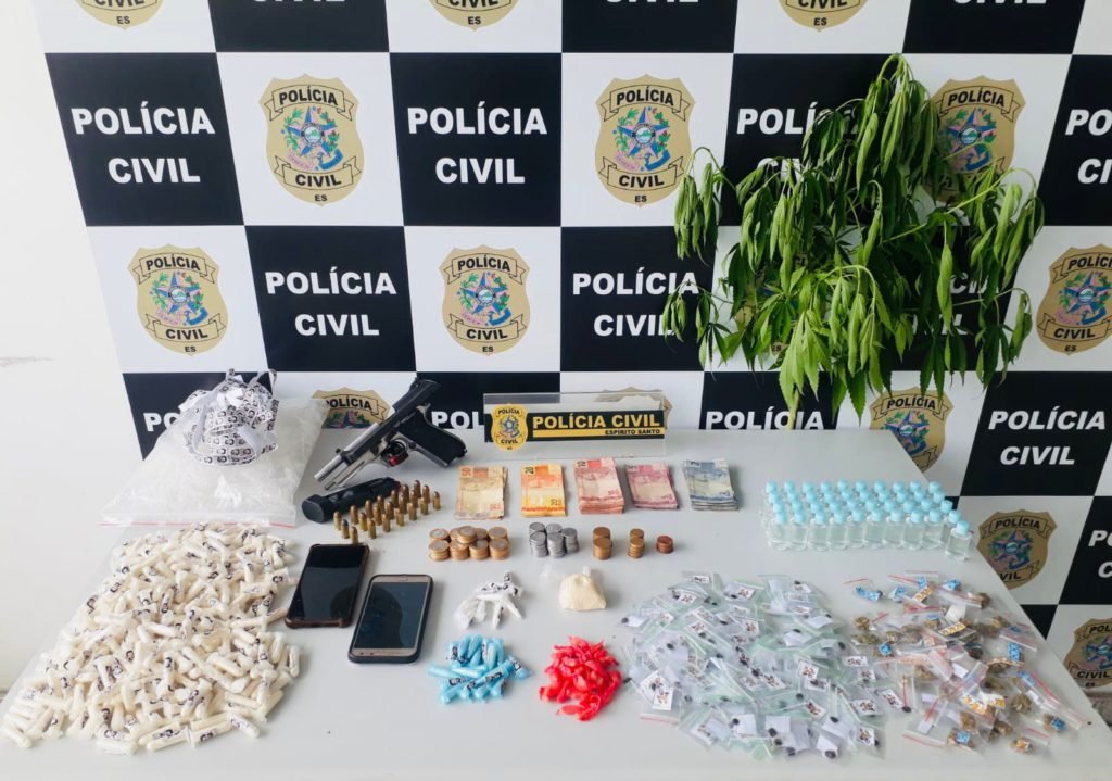 Polícia Civil prende homem apontado como o chefe do tráfico de drogas na Serra