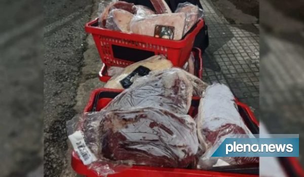 Dupla é presa após roubar mais de 100 quilos de picanha em SP