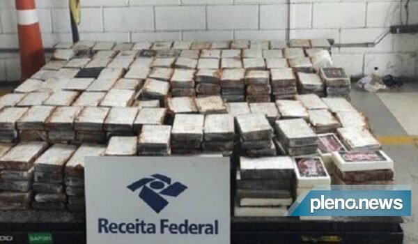 Receita localiza 1,2 tonelada de cocaína no Porto de Santos