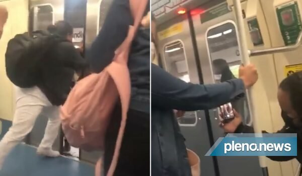Vídeo: Passageira sem máscara é expulsa de metrô por mulher
