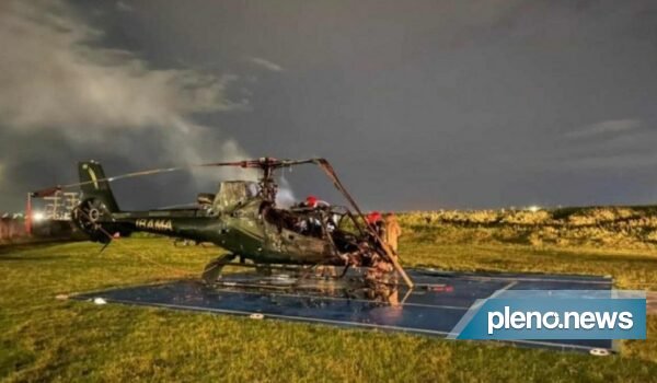 Helicóptero do Ibama é incendiado em aeroclube no Amazonas