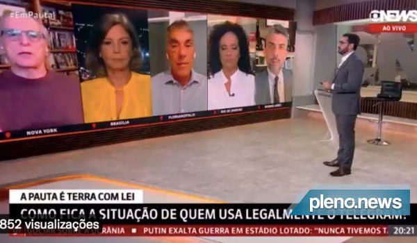 Na GloboNews, Jorge Pontual critica bloqueio do Telegram: “Censura”