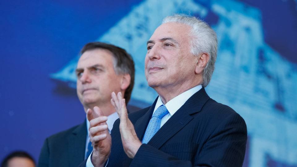 Bolsonaro é alertado sobre risco de candidatura de Temer