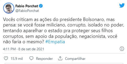 Carlos Bolsonaro processa Fábio Porchat por danos morais