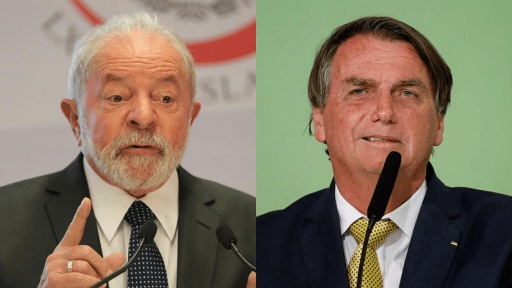 Diferença entre Lula e Bolsonaro cai 5 pontos, diz pesquisa FSB