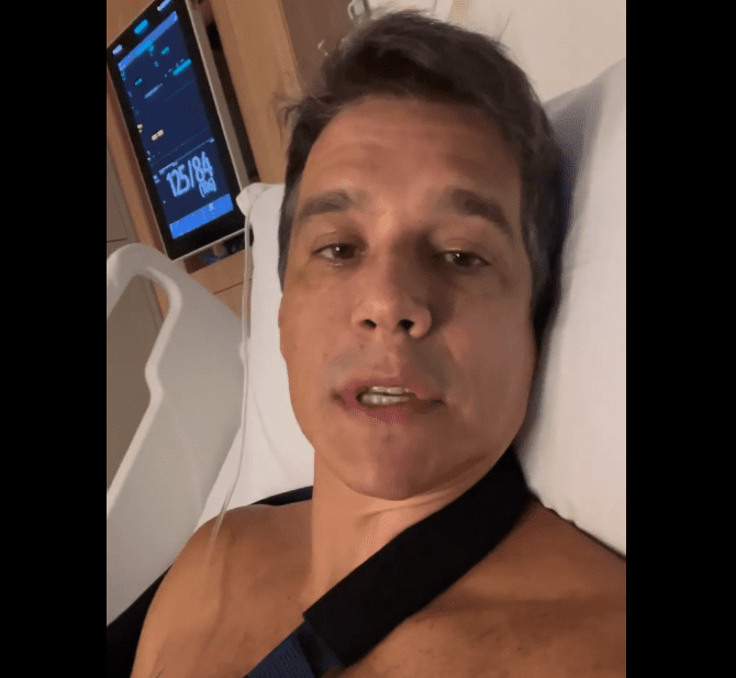 Márcio Garcia passa por cirurgia de emergência no Rio de Janeiro