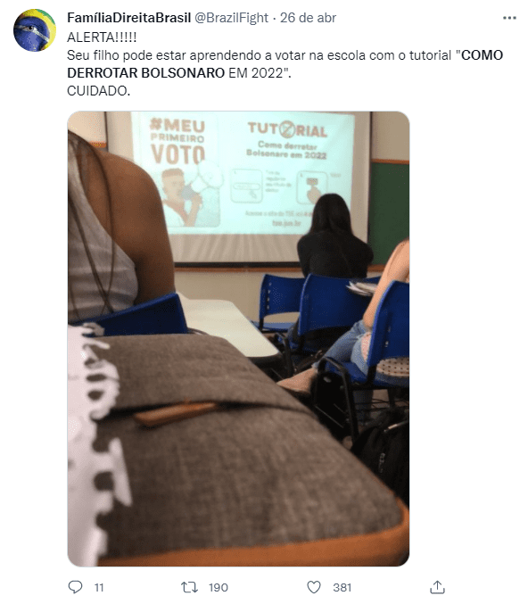 UFMS investiga aula com slide sobre “como derrotar Bolsonaro”