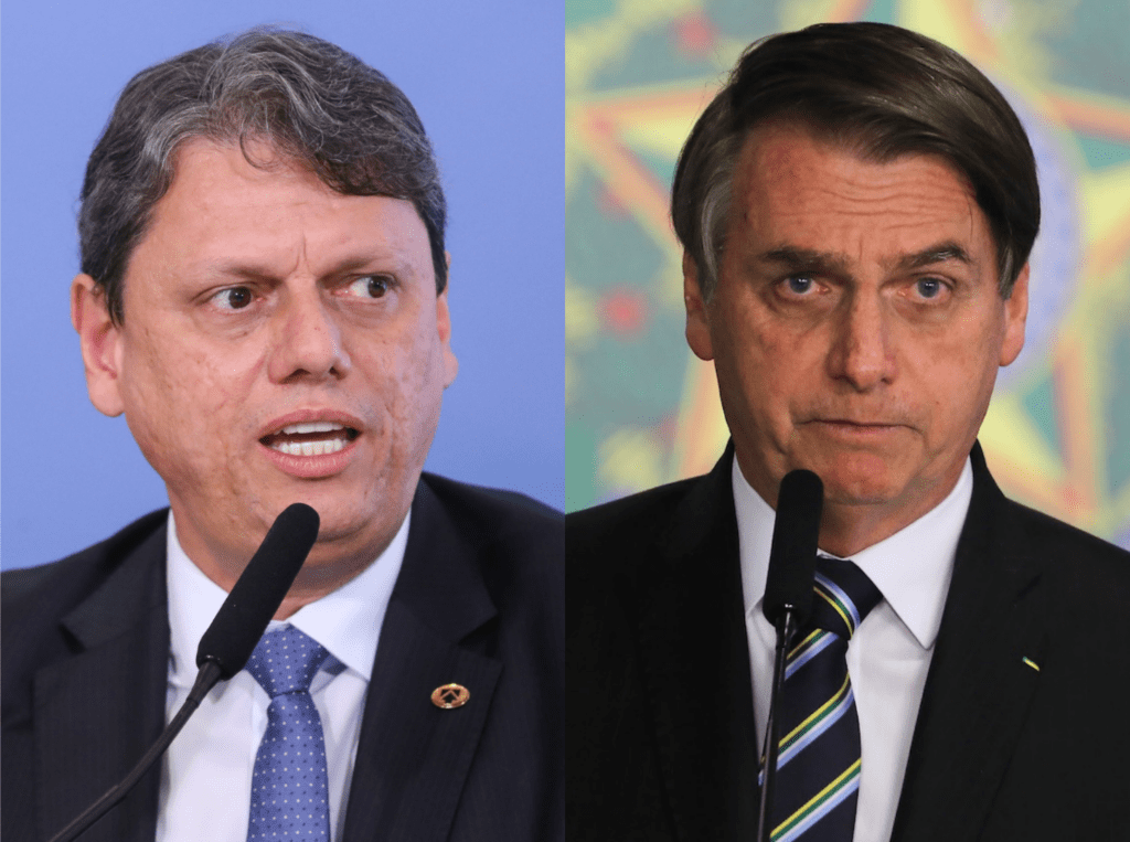 Bolsonaro exalta Tarcísio de Freitas em evento em SP