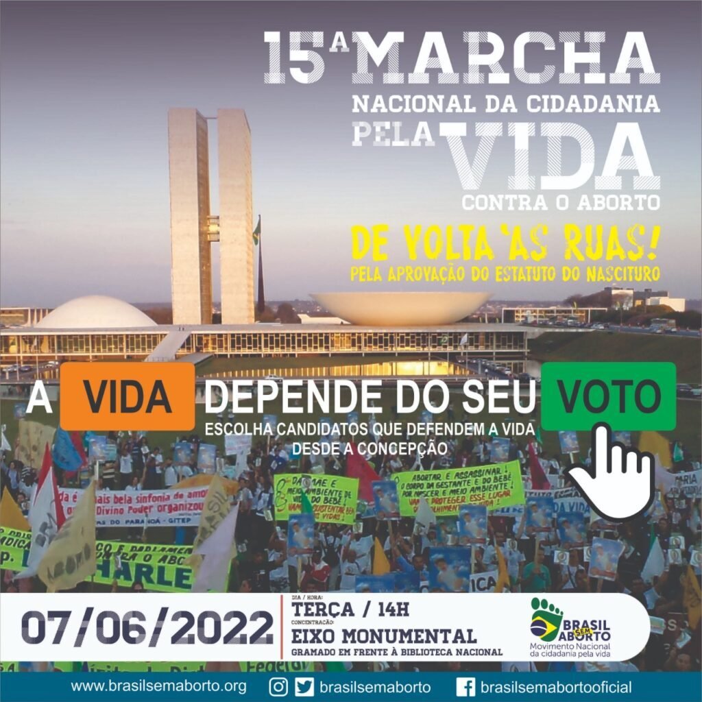 DF recebe a Marcha Nacional em Defesa da Vida e Contra o Aborto