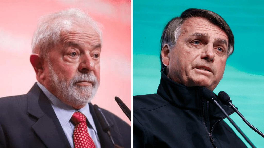Diferença entre Lula e Bolsonaro cai para seis pontos, diz pesquisa