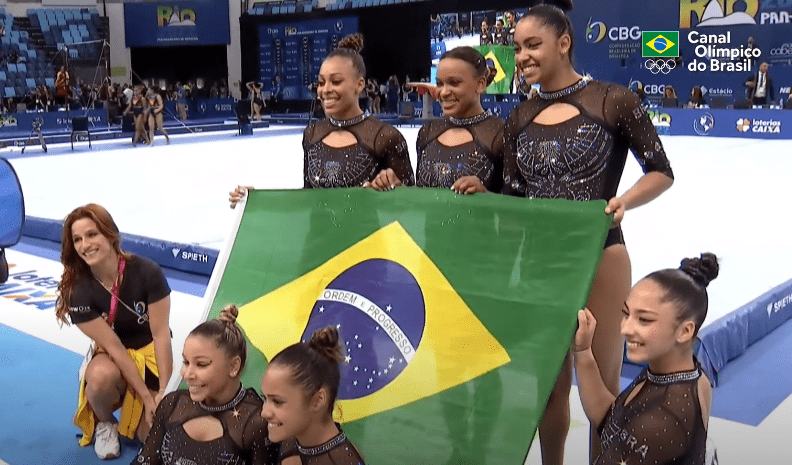 É ouro: Brasil supera os EUA na ginástica artística pela 1ª vez