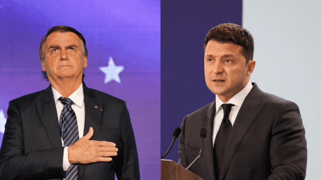 Jair Bolsonaro marca telefonema com presidente da Ucrânia