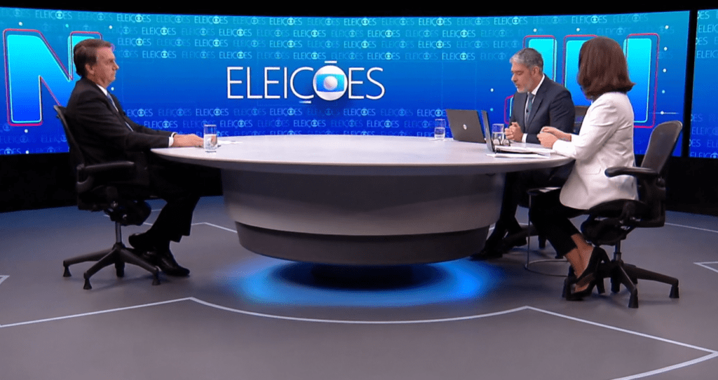 Bolsonaro diz a Bonner que ele falou uma fake news ao vivo