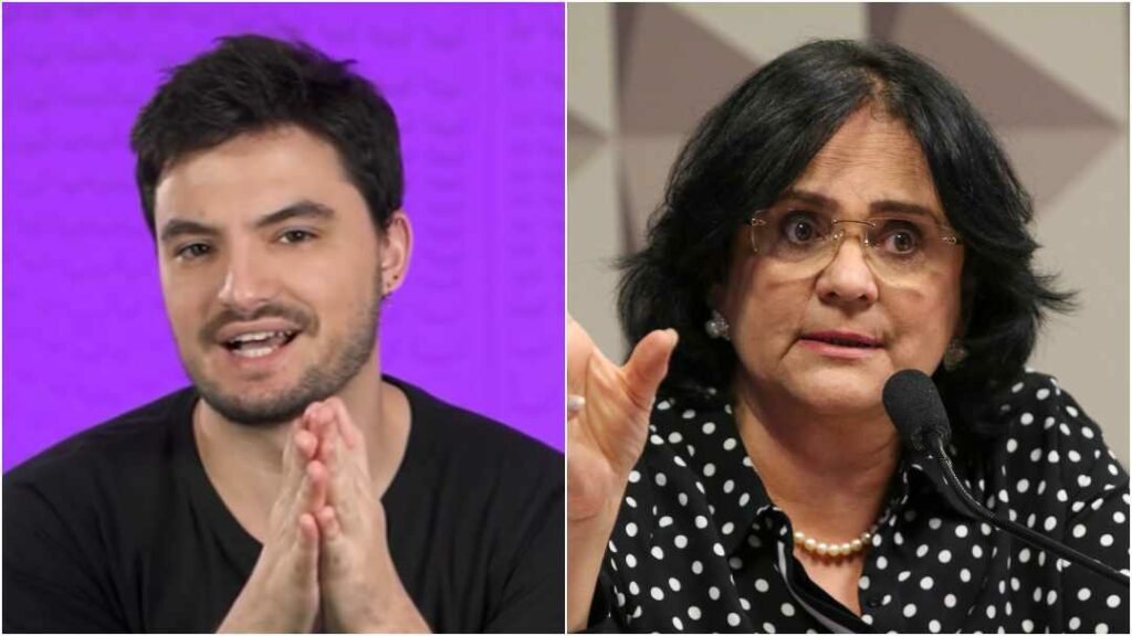Felipe Neto chama Damares de “mentirosa” por críticas a Lula