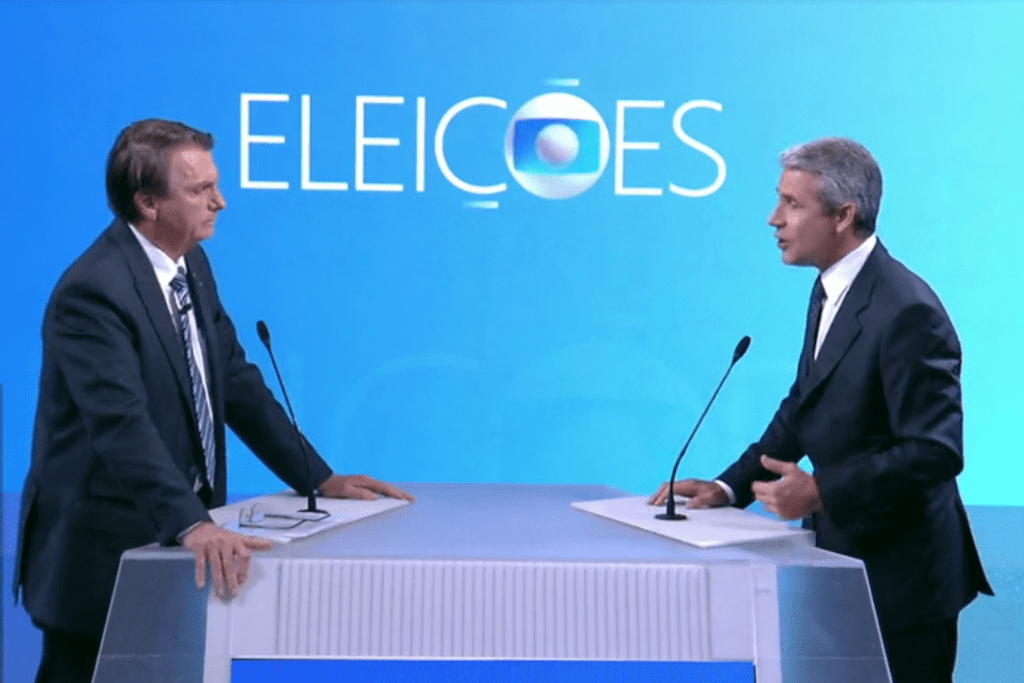 Bolsonaro e D’Avila criticam a esquerda em debate na Globo