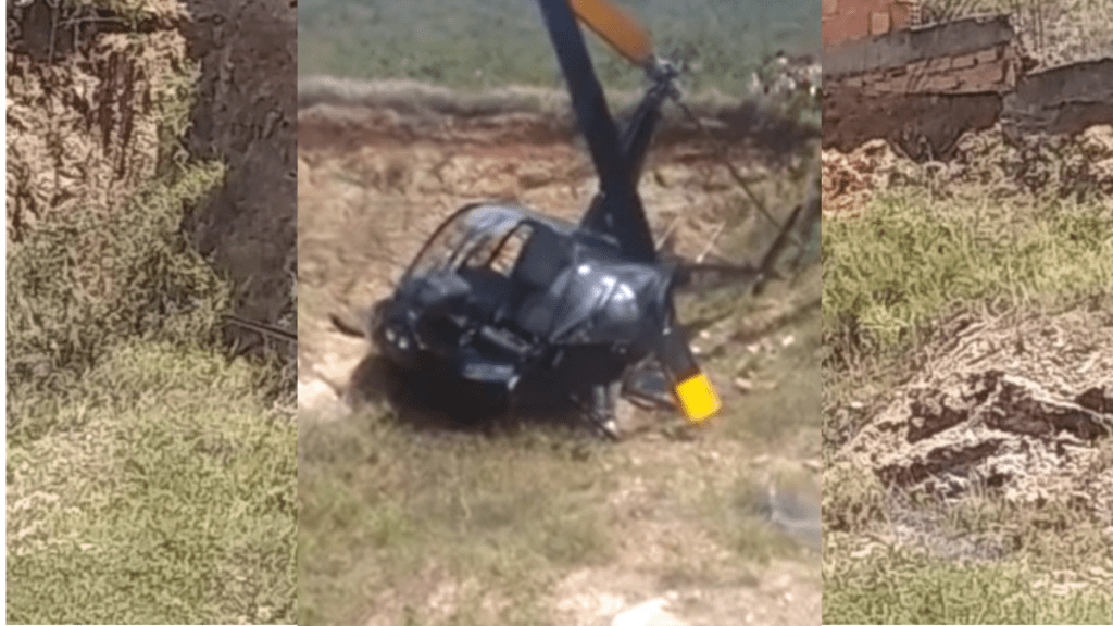 Helicóptero que levava deputado federal do PL cai na Bahia