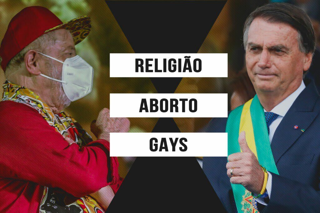 O que pensam Bolsonaro e Lula sobre religião, aborto e gays