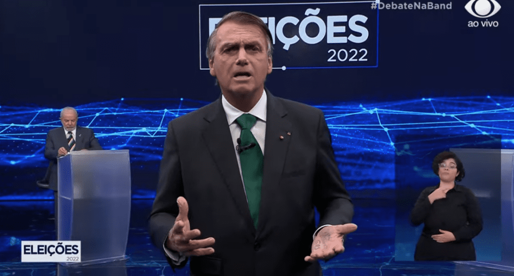 Bolsonaro encerra debate falando que quer um país livre