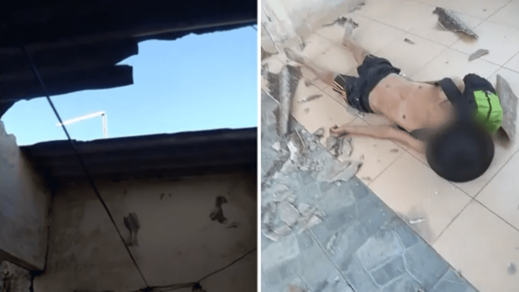 Ladrão cai de telhado e desmaia ao tentar fugir após furto