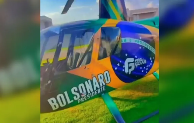 MPE quer multar Gusttavo Lima por propaganda de Bolsonaro em helicóptero