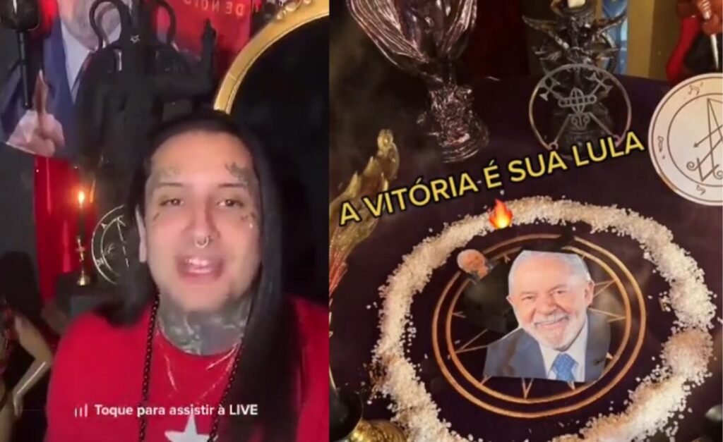Satanista previu vitória de Lula um dia antes da eleição: “União”