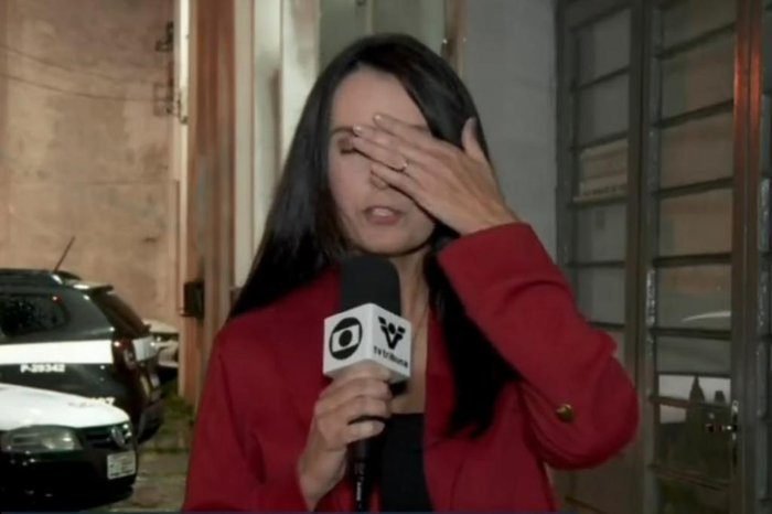 Repórter da Globo passa mal e desmaia ao vivo