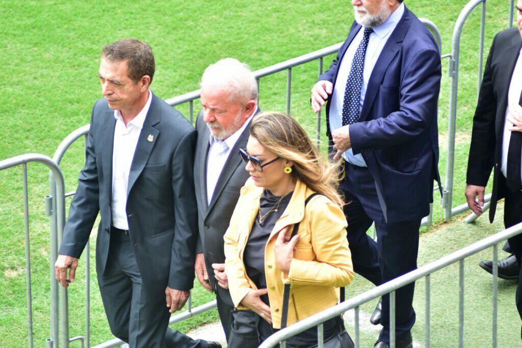 Presidente Lula participa do velório de Pelé, na Vila Belmiro