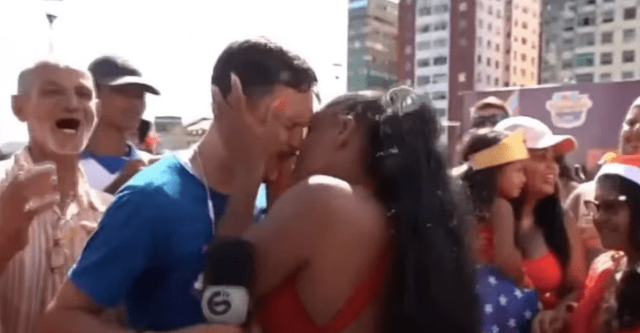 Repórter beijado no carnaval deixa Record e assina com SBT