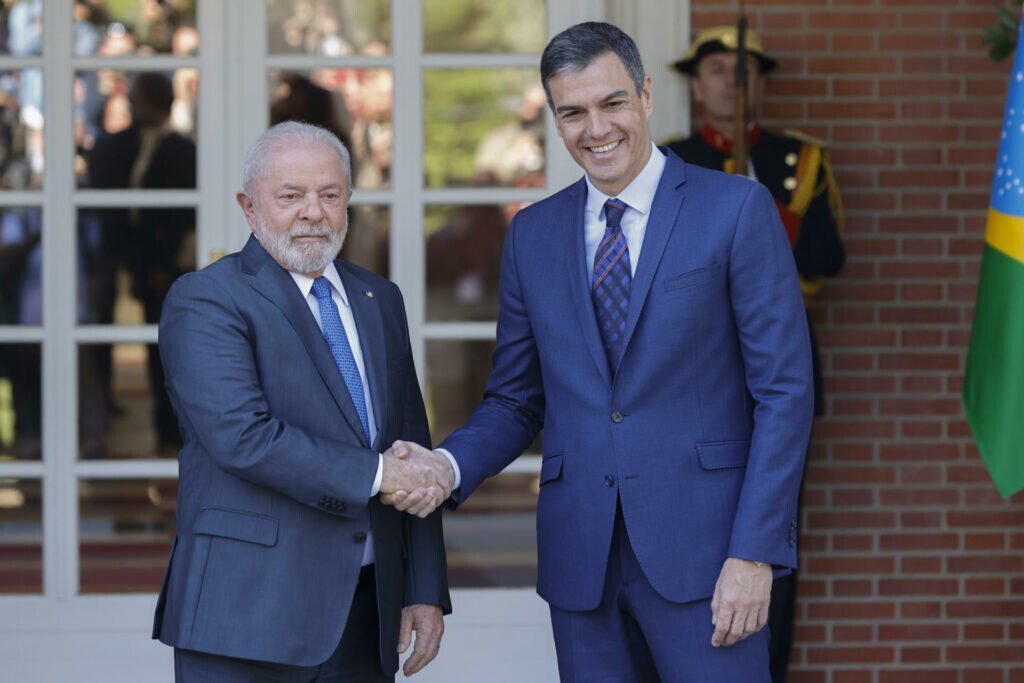 Em Madri, Lula se encontra com o presidente da Espanha