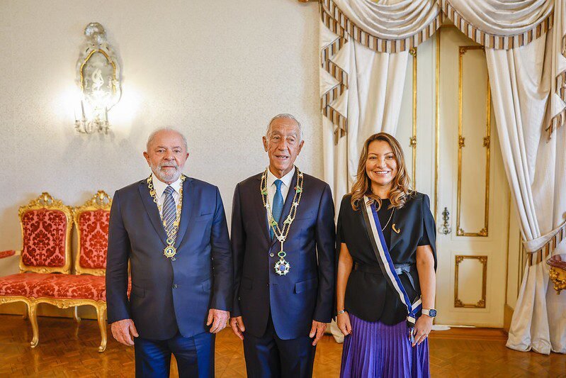 Ordem honorífica: Presidente de Portugal condecora Janja