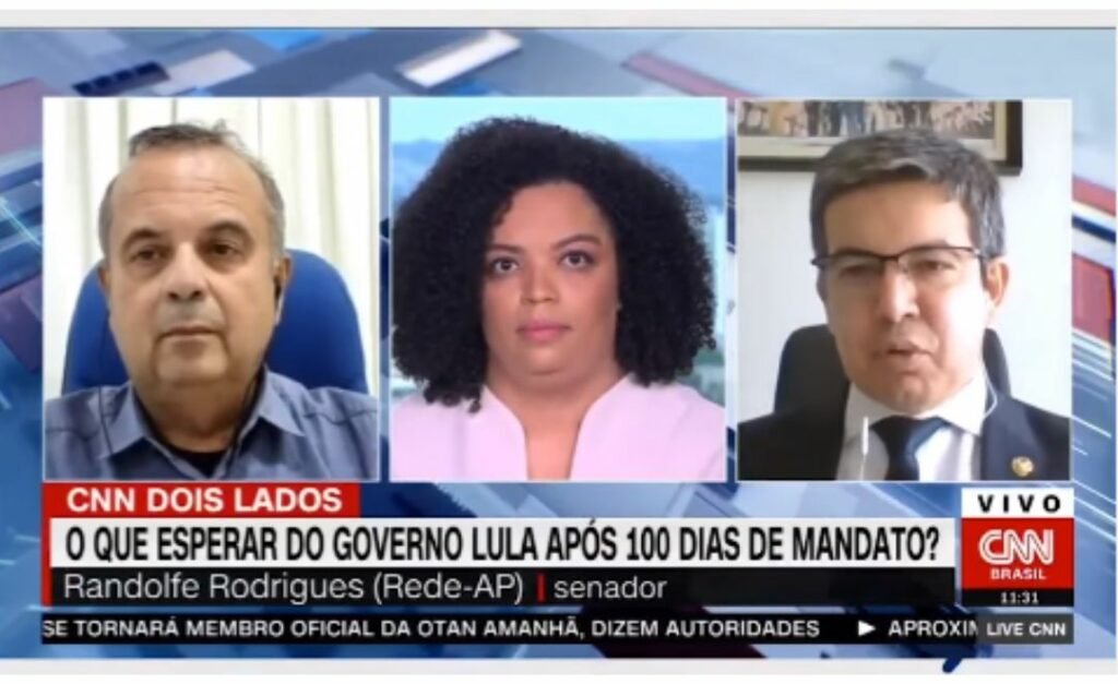 Rogério Marinho corrige fake news de Randolfe ao vivo na CNN